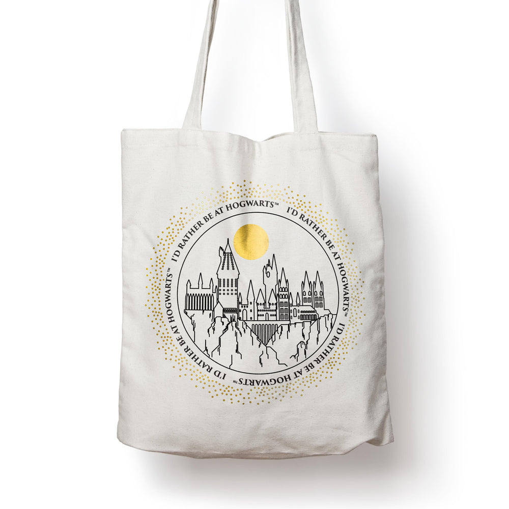 Harry Potter Hogwarts Castle Cotton Tote Bag HPTB0018