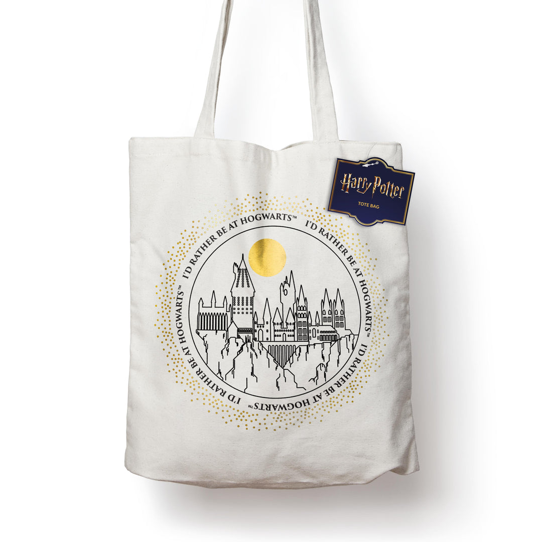 Harry Potter Hogwarts Castle Cotton Tote Bag HPTB0018