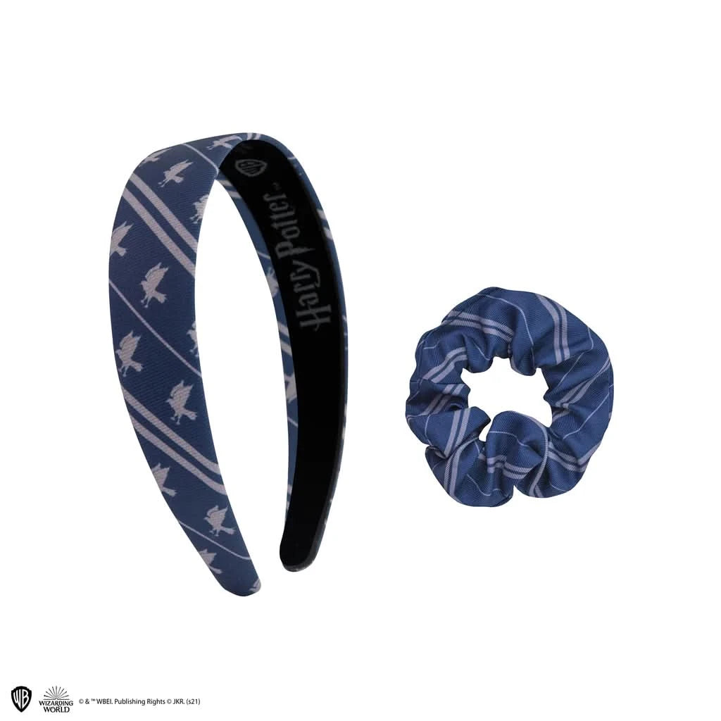 Harry Potter Hair Accessories Headband Scrunchy Bow Set Of 2 - Classic - Ravenclaw CR2623