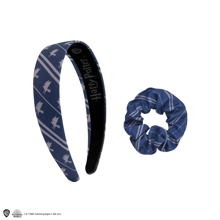Harry Potter Hair Accessories Headband Scrunchy Bow Set Of 2 - Classic - Ravenclaw CR2623