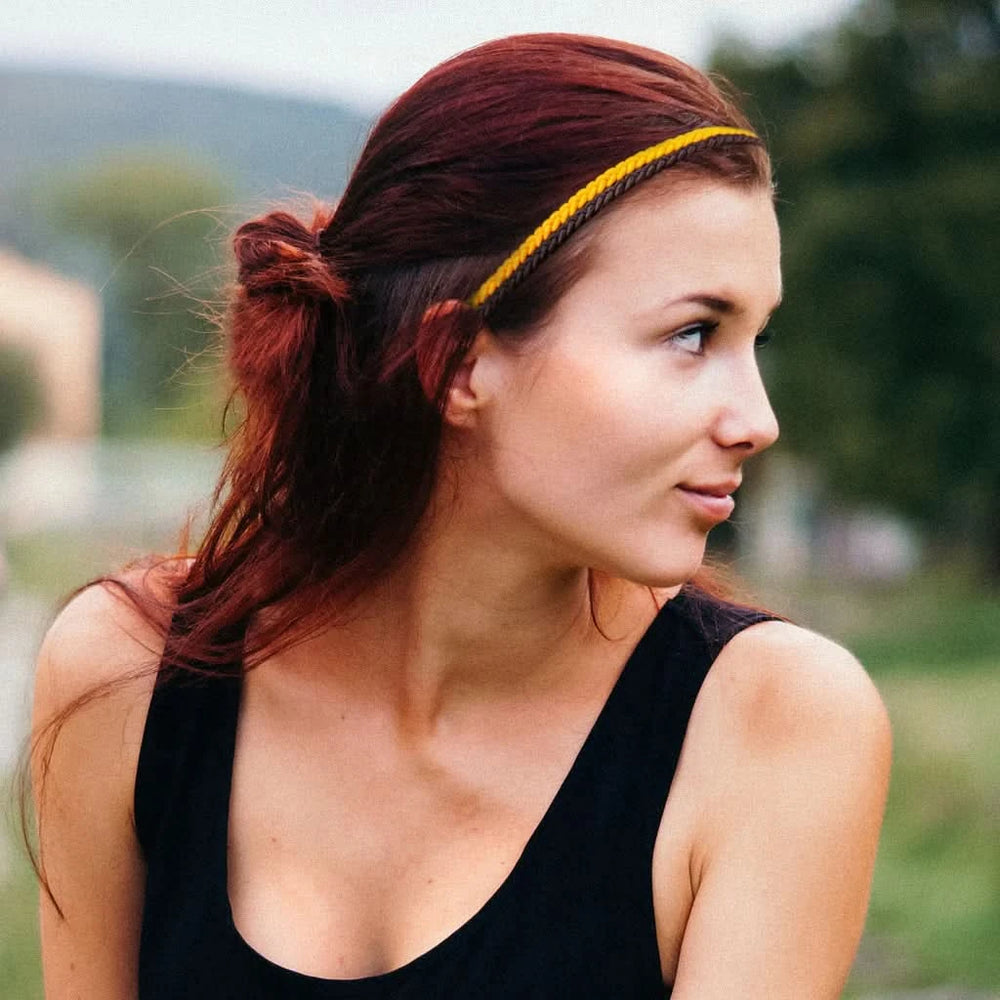 Harry Potter Hair Accessories Bunny Ear Clip Double Headband Set - Trendy Hufflepuff CRZ0013