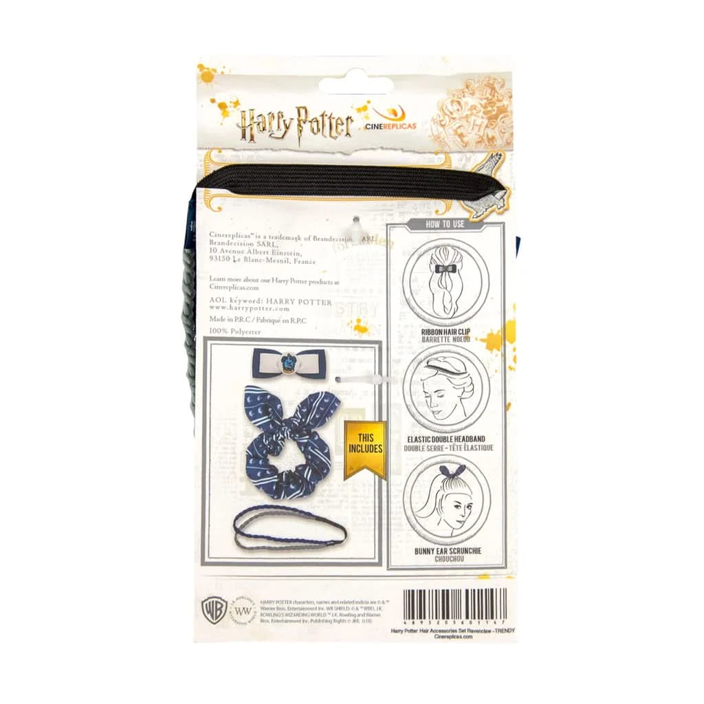 Harry Potter Hair Accessories Bunny Ear Clip Double-headband Set - Trendy Ravenclaw CRZ0015