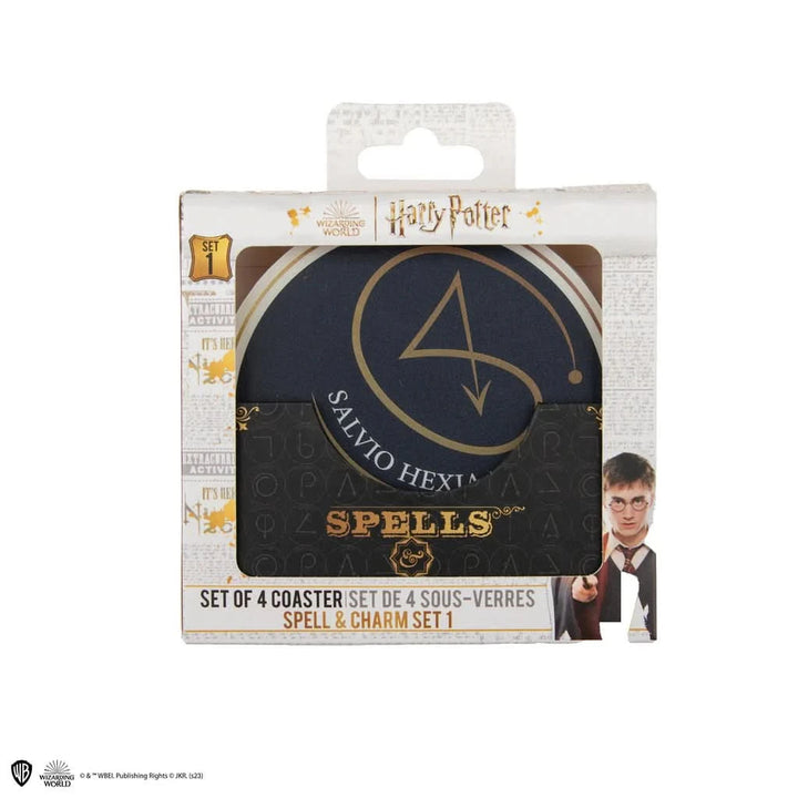 Harry Potter Set Of 4 Spell & Charms Series 1 Coasters CR4100