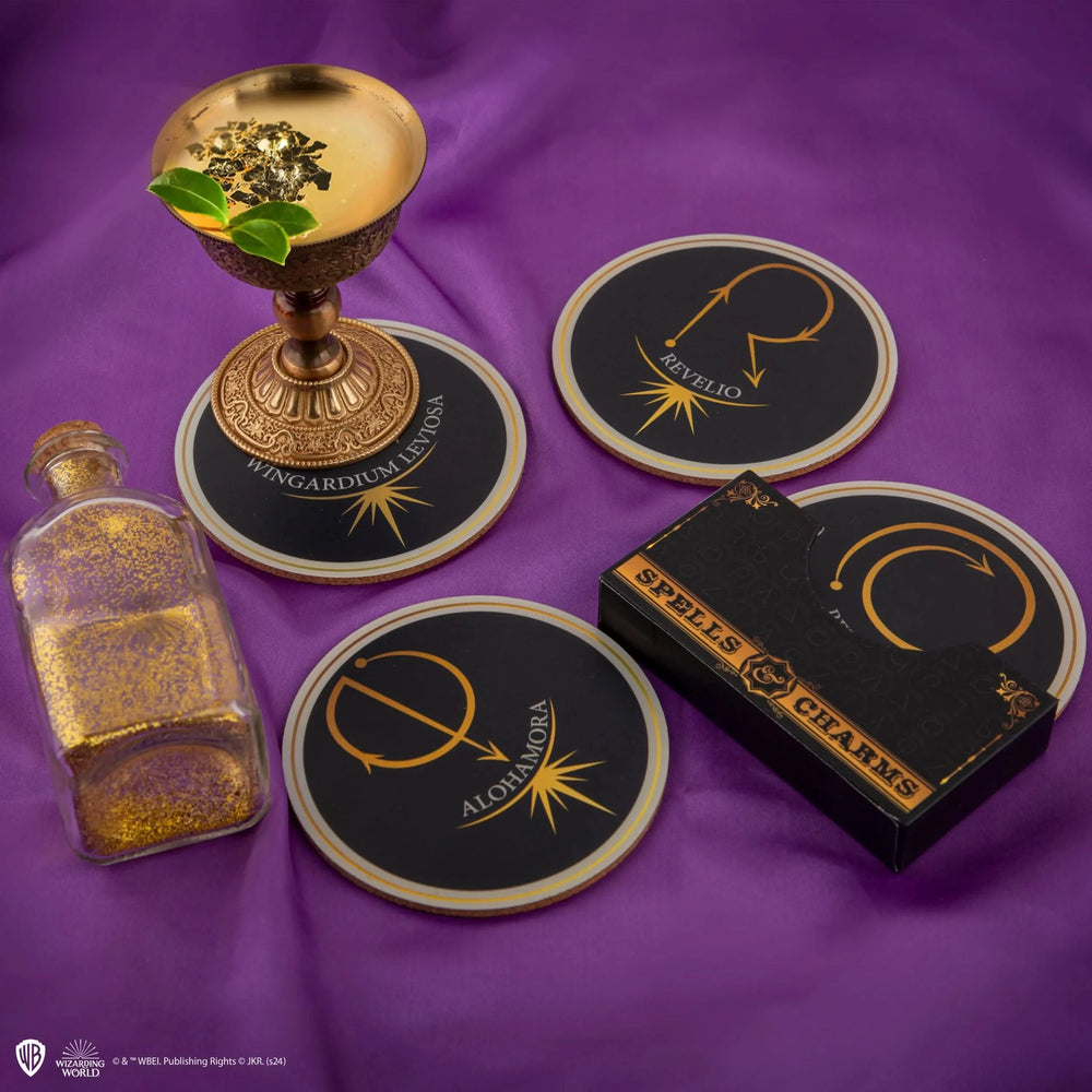 Harry Potter Set Of 4 Spell & Charms Series 2 Coasters CR4105