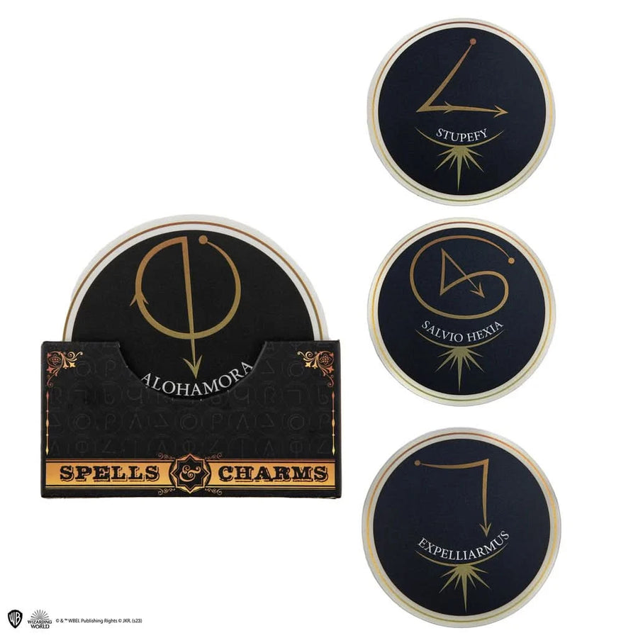 Harry Potter Set Of 4 Spell & Charms Series 2 Coasters CR4105