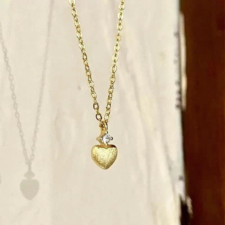 Heart Silver Necklace 💖