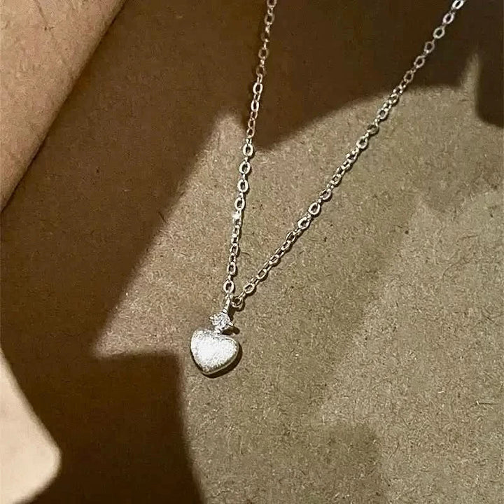 Heart Silver Necklace 💖