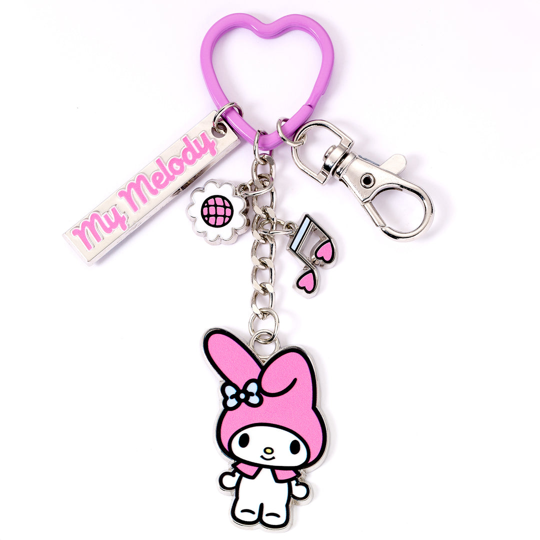 Hello Kitty My Melody Keyring with Charms HKKR0020
