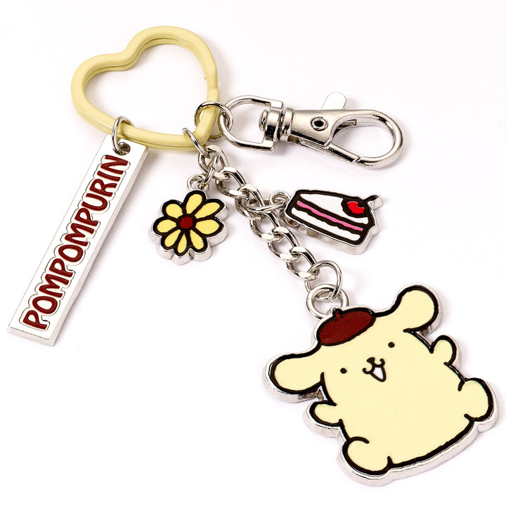 Hello Kitty Pompompurin Keyring with Charms HKKR0018