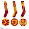 Harry Potter Socks Set Of 3 - Knee High - Gryffindor CR1641