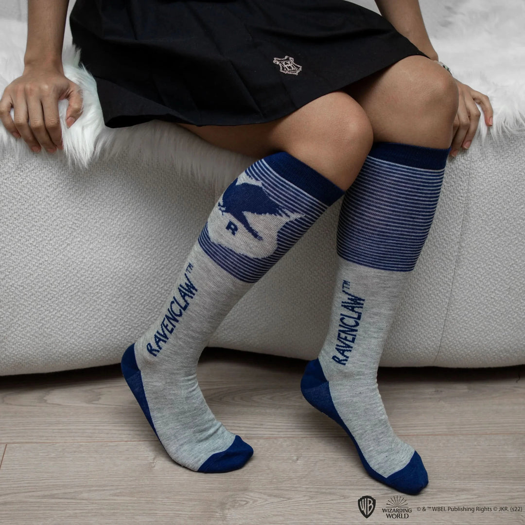 Harry Potter Socks Set Of 3 - Knee High - Ravenclaw CR1643