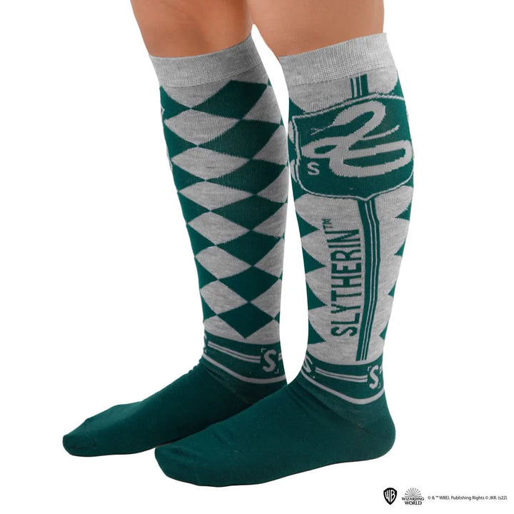 Harry Potter Socks Set Of 3 - Knee High - Slytherin CR1642