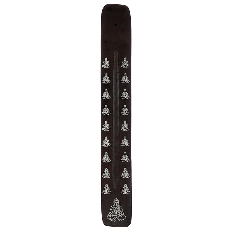 Buddha Wooden Ashcatcher Incense Sticks Burner IF208