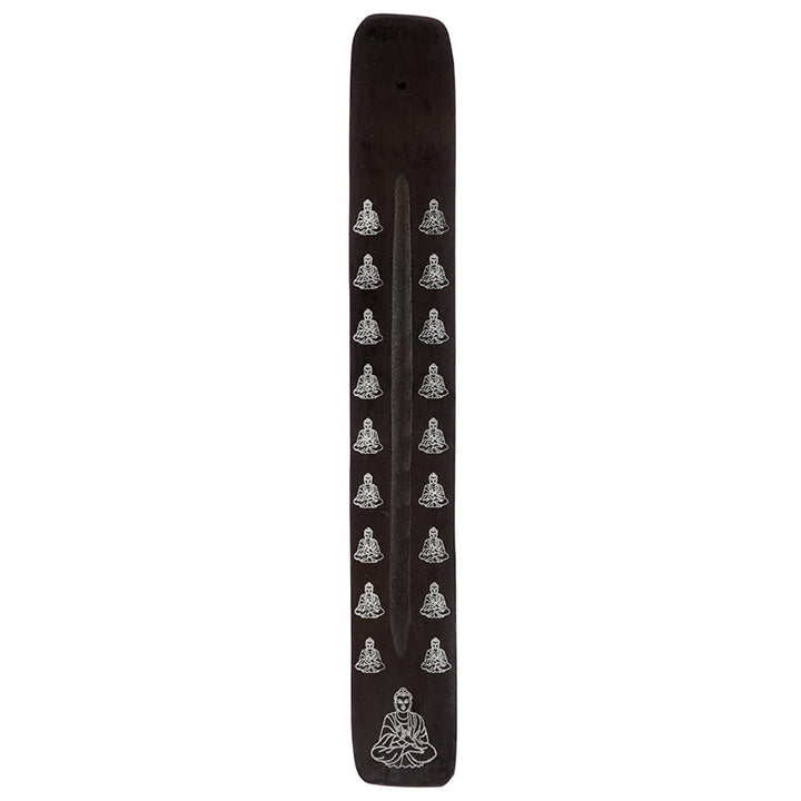 Buddha Wooden Ashcatcher Incense Sticks Burner IF208