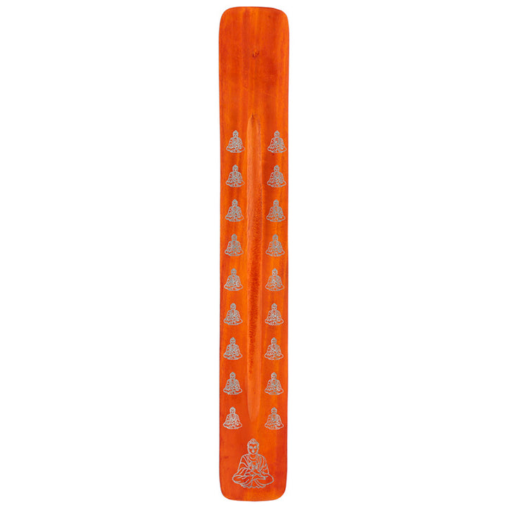 Buddha Wooden Ashcatcher Incense Sticks Burner IF208