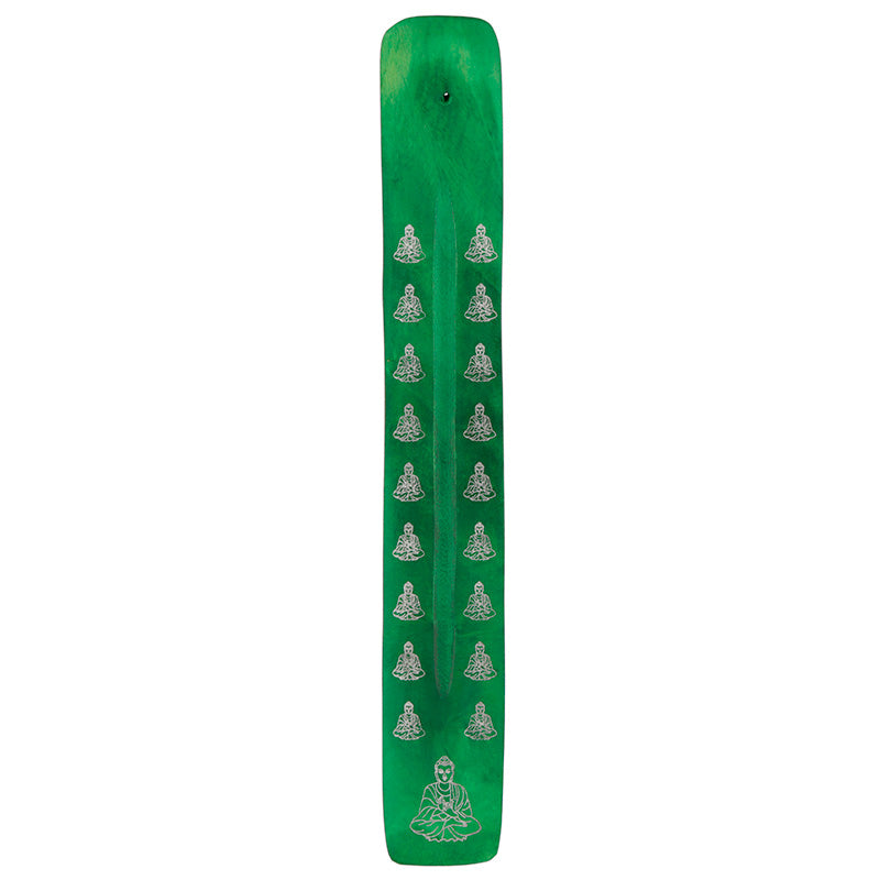 Buddha Wooden Ashcatcher Incense Sticks Burner IF208