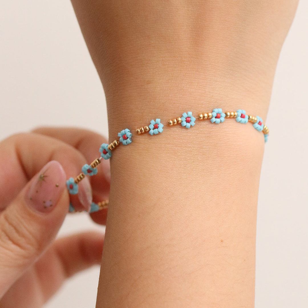 Flower Bracelet Handmade-6