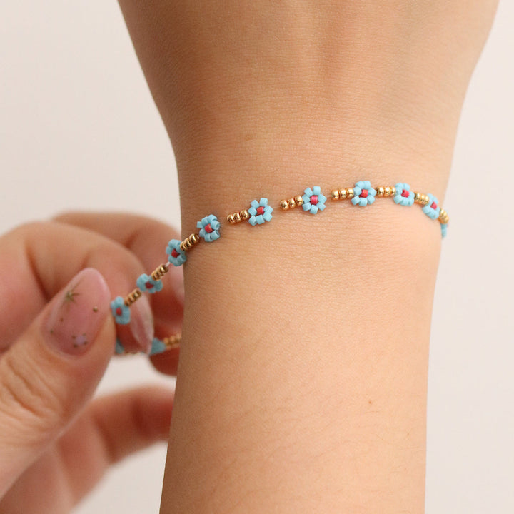 Flower Bracelet Handmade-6