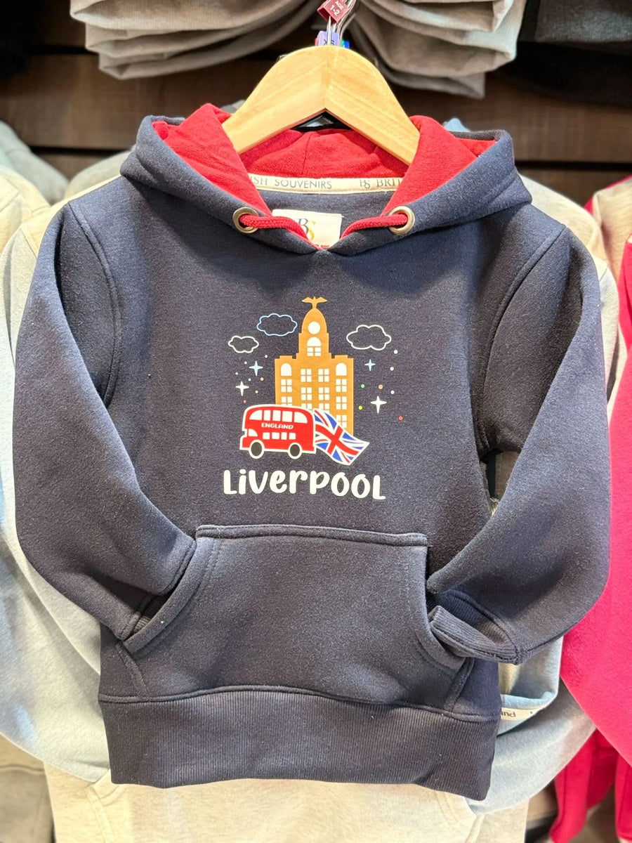 Navy Liverpool Icon Kids Hoodie PO-LIVICON-N-11/13