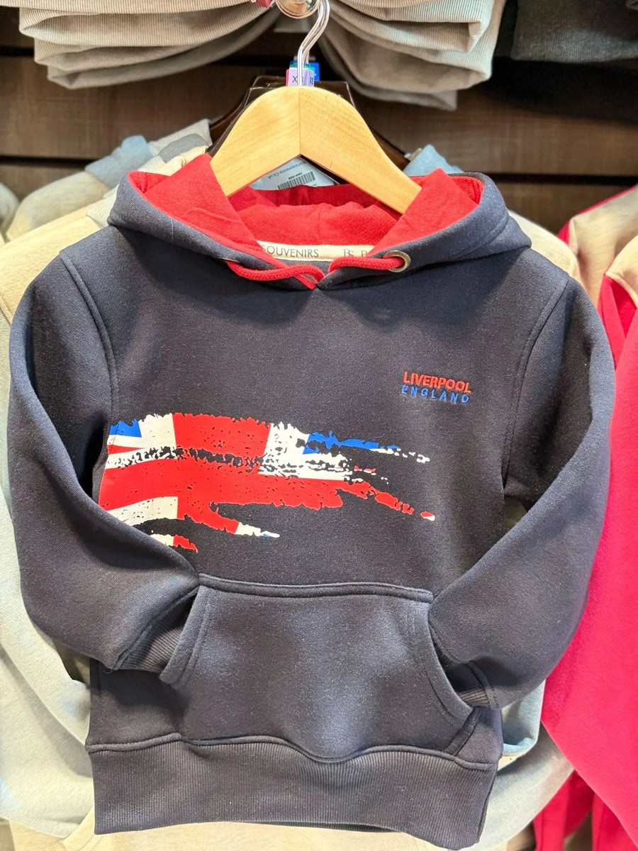 Navy Liverpool UJ Kids Hoodie PO-LIVUJ-N-11/13