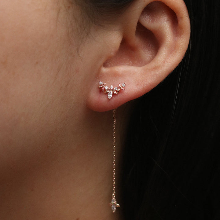Wing drop earrings-3
