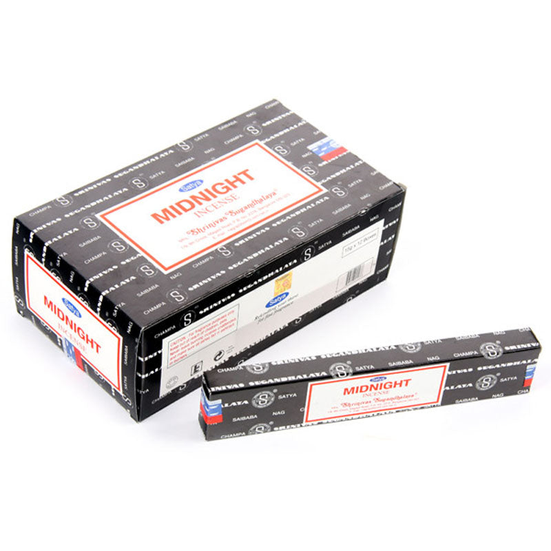 Satya Midnight Nag Champa Incense Sticks INC112A
