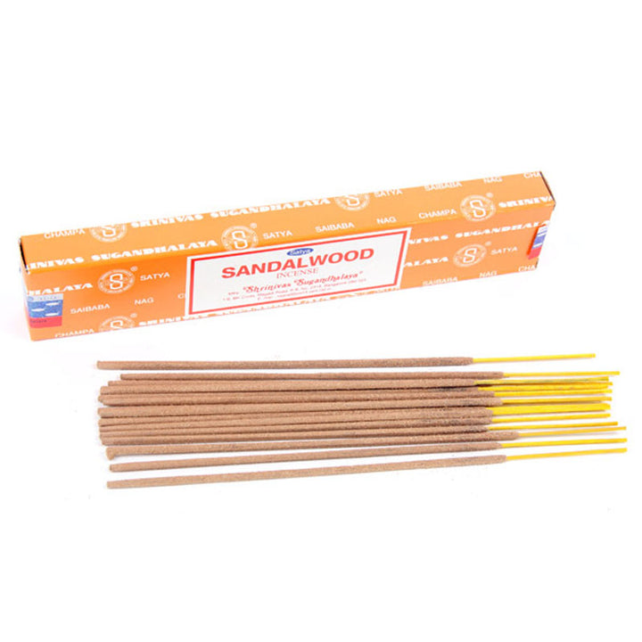 Satya Sandalwood Nag Champa Incense Sticks INC112C