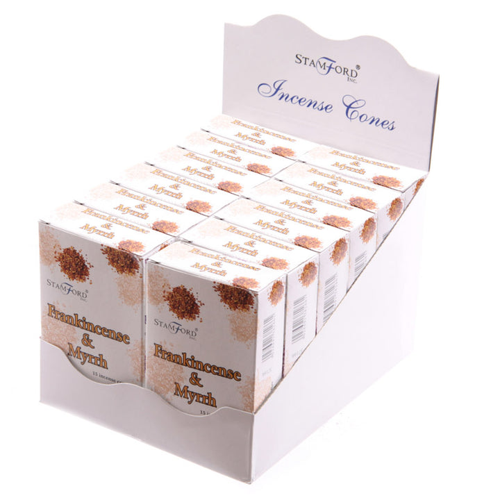 Stamford Incense Cones Frankincense & Myrrh INC209C