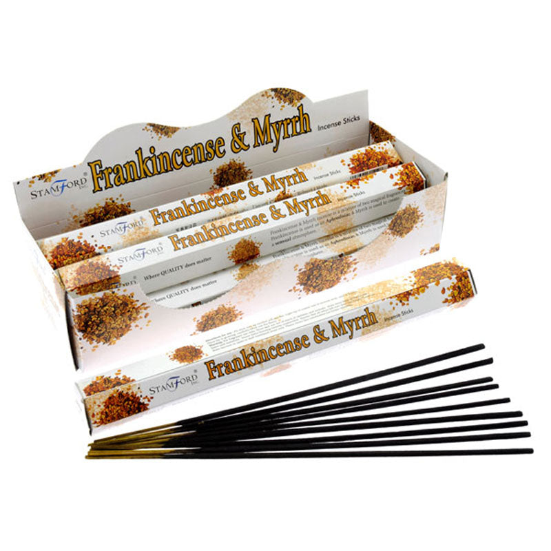Stamford Premium Hex Incense Sticks Frankincense & Myrrh INC209
