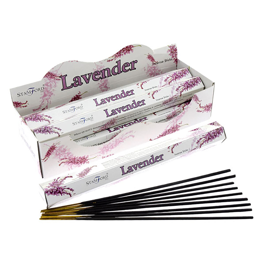 Stamford Premium Hex Incense Sticks Lavender INC211