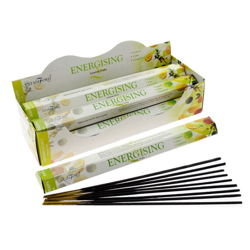 Stamford Hex Aromatherapy Incense Sticks Energising INC216