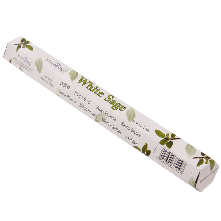 Stamford Premium Hex Incense Sticks White Sage INC220
