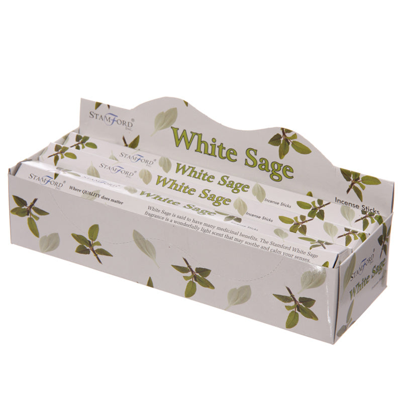 Stamford Premium Hex Incense Sticks White Sage INC220