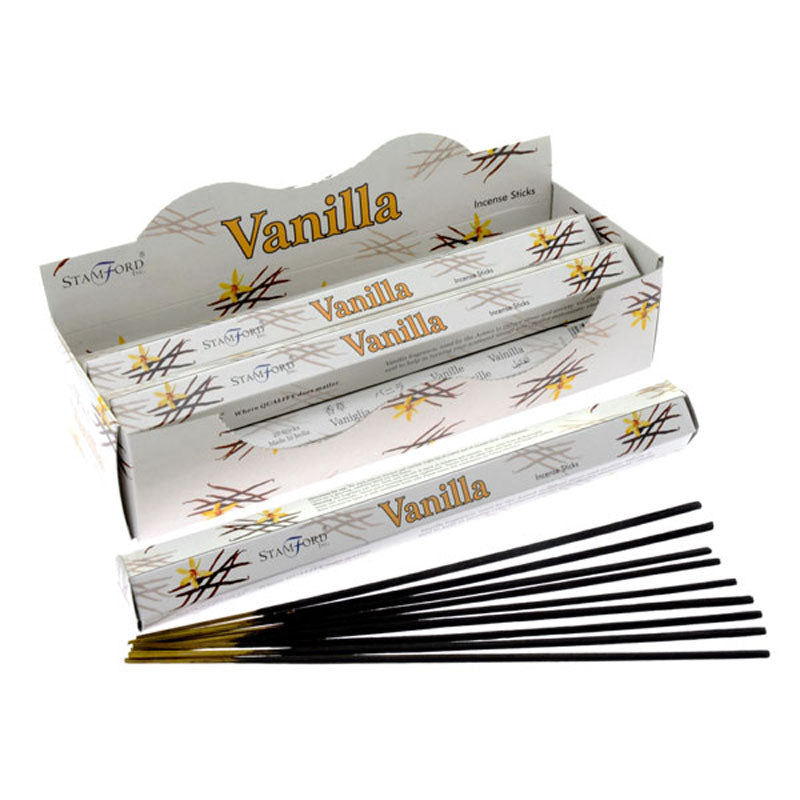 Stamford Premium Hex Incense Sticks Vanilla INC230
