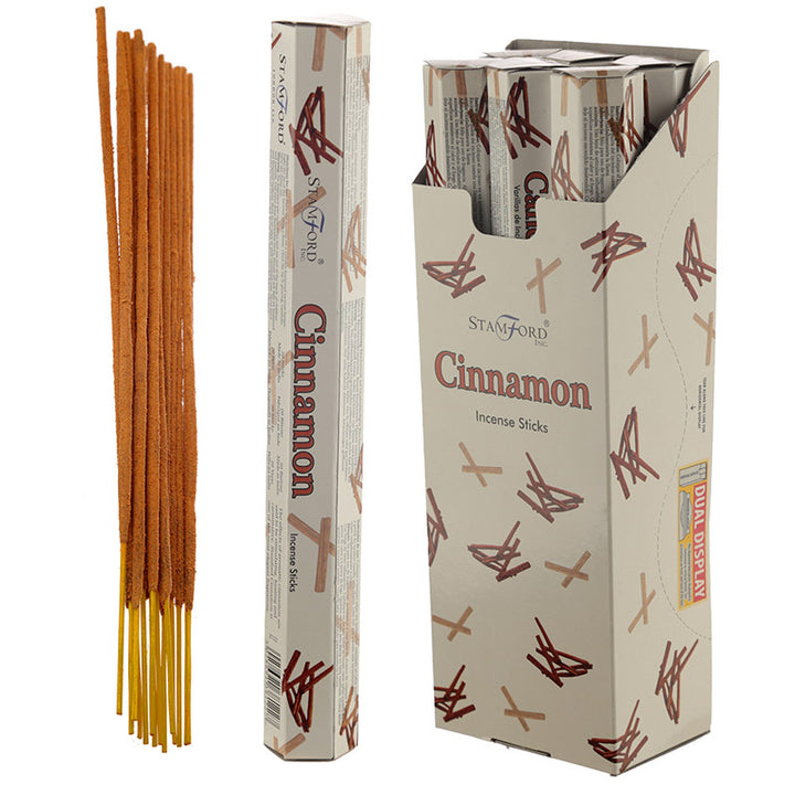 Stamford Premium Hex Incense Sticks Cinnamon INC231