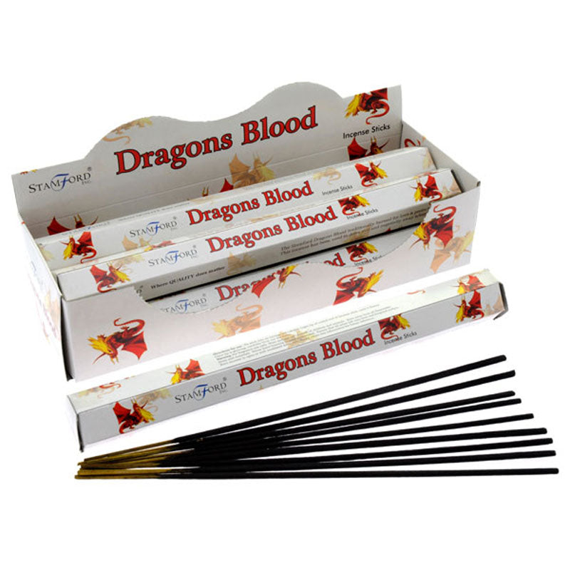 Stamford Premium Hex Incense Sticks Dragons Blood INC232