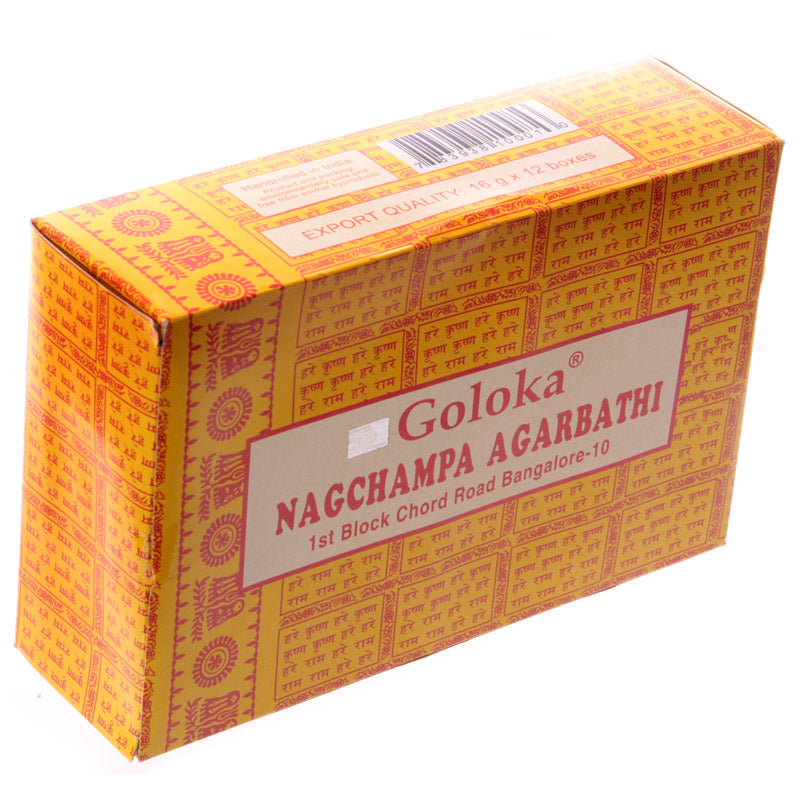 Goloka Nag Champa Agarbathi Incense Sticks INC267