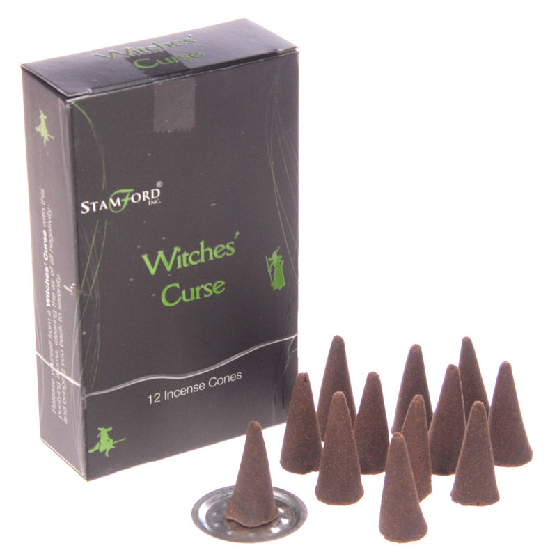 Stamford Black Incense Cones Witches Curse INC286C