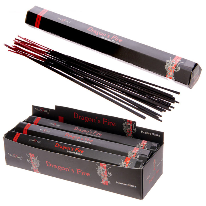 Stamford Black Incense Sticks Dragons Fire INC289