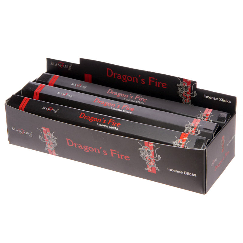 Stamford Black Incense Sticks Dragons Fire INC289