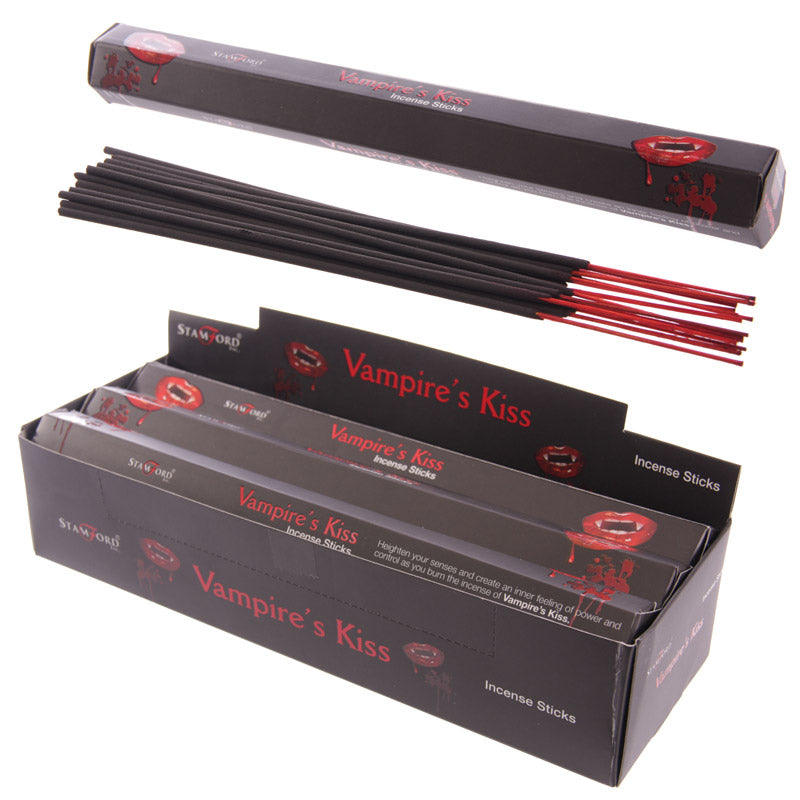 Stamford Black Incense Sticks Vampires Kiss INC291