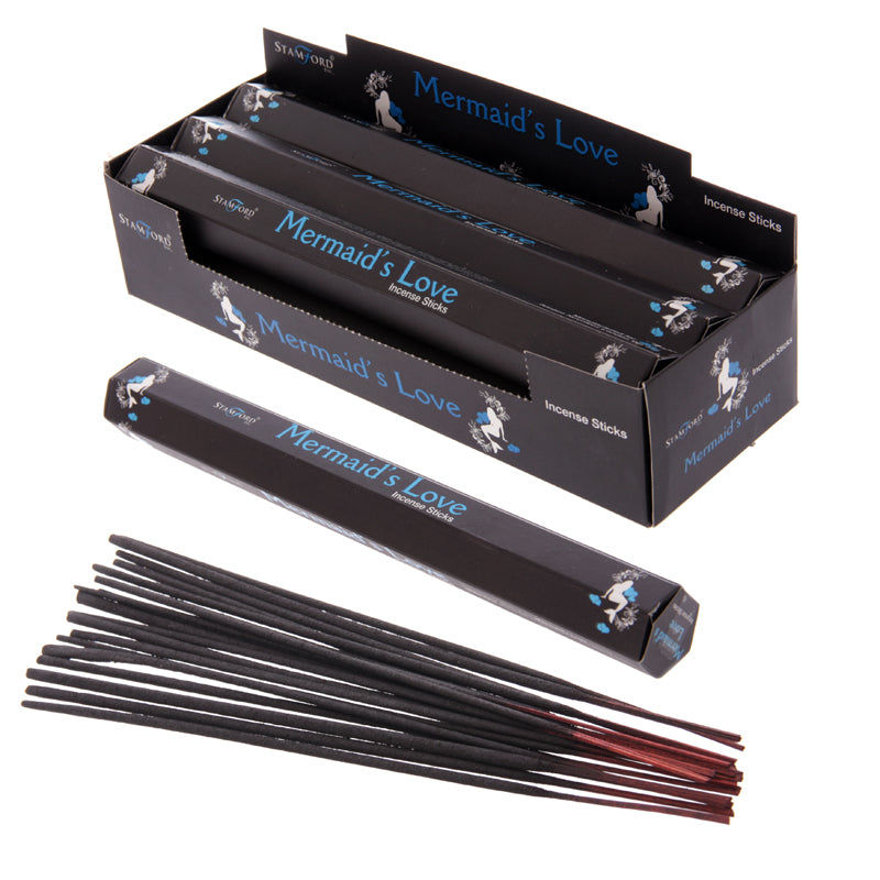 Stamford Black Incense Sticks Mermaids Love INC294