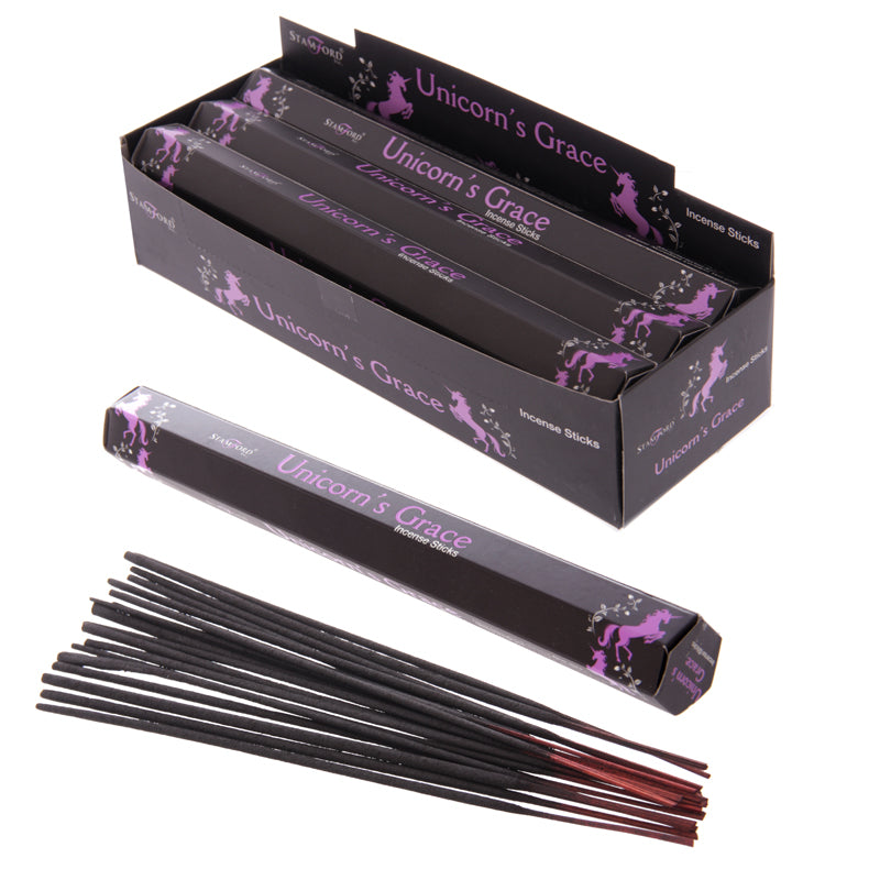 Stamford Black Incense Sticks Unicorns Grace INC297