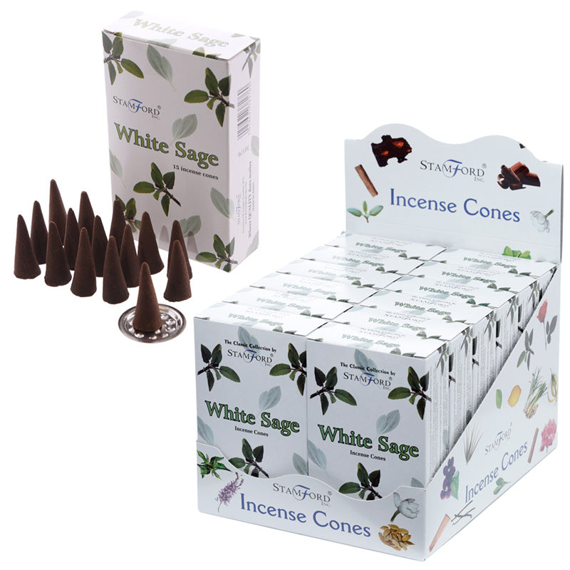 Stamford Incense Cones White Sage INC423C