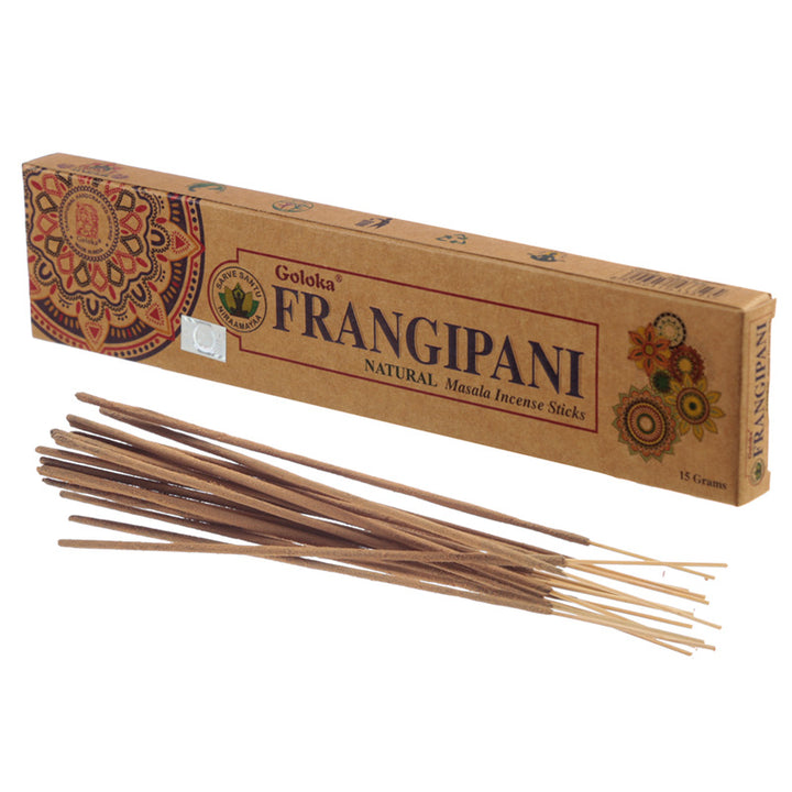 Goloka Organika Frangipani Incense Sticks INC484