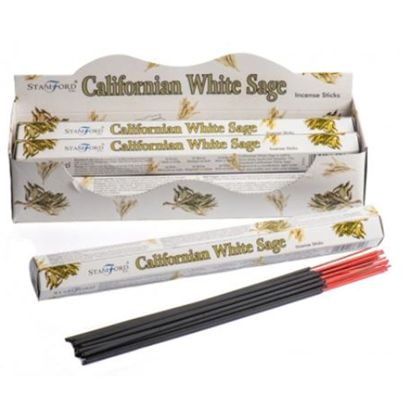 Stamford Premium Hex Incense Sticks Californian White Sage INC522
