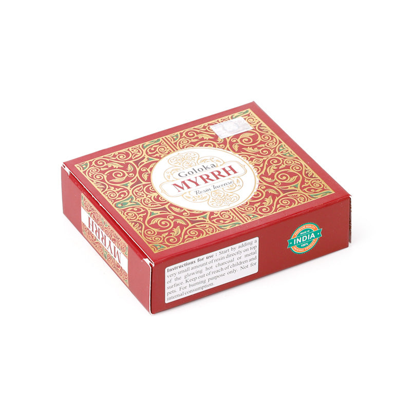 Goloka Incense Resin Myrrh 30g INC551