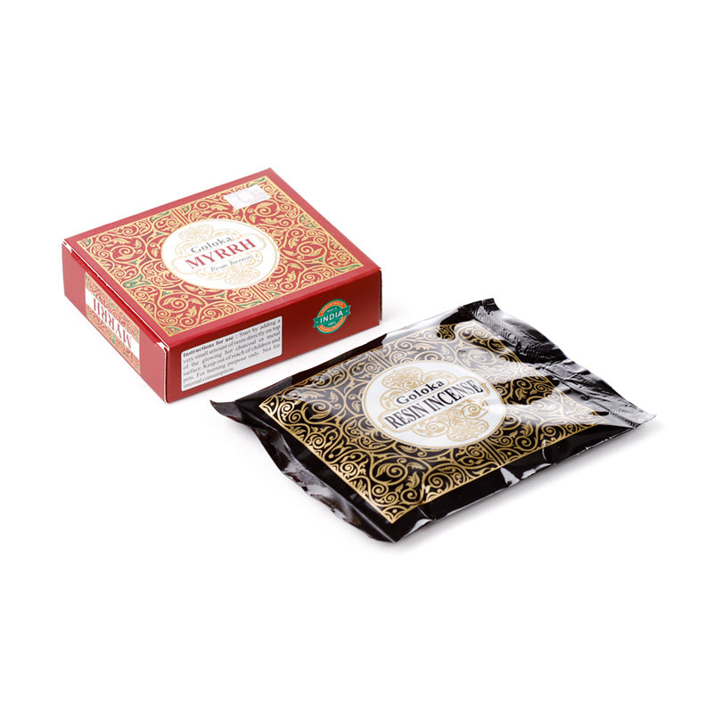 Goloka Incense Resin Myrrh 30g INC551