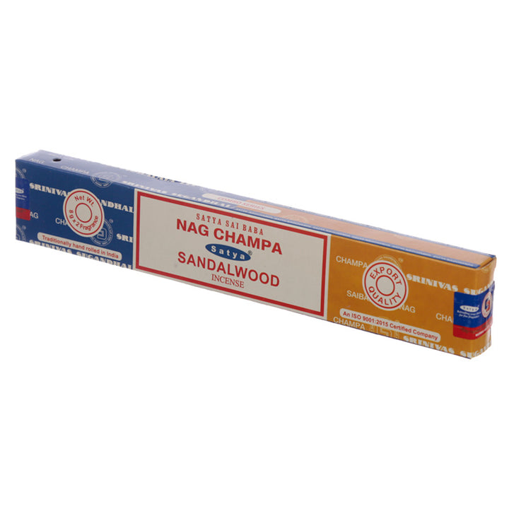 Satya Nag Champa & Sandalwood Incense Sticks INC603