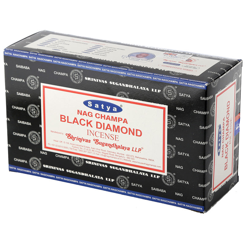 Satya Black Diamond Nag Champa Incense Sticks INC618